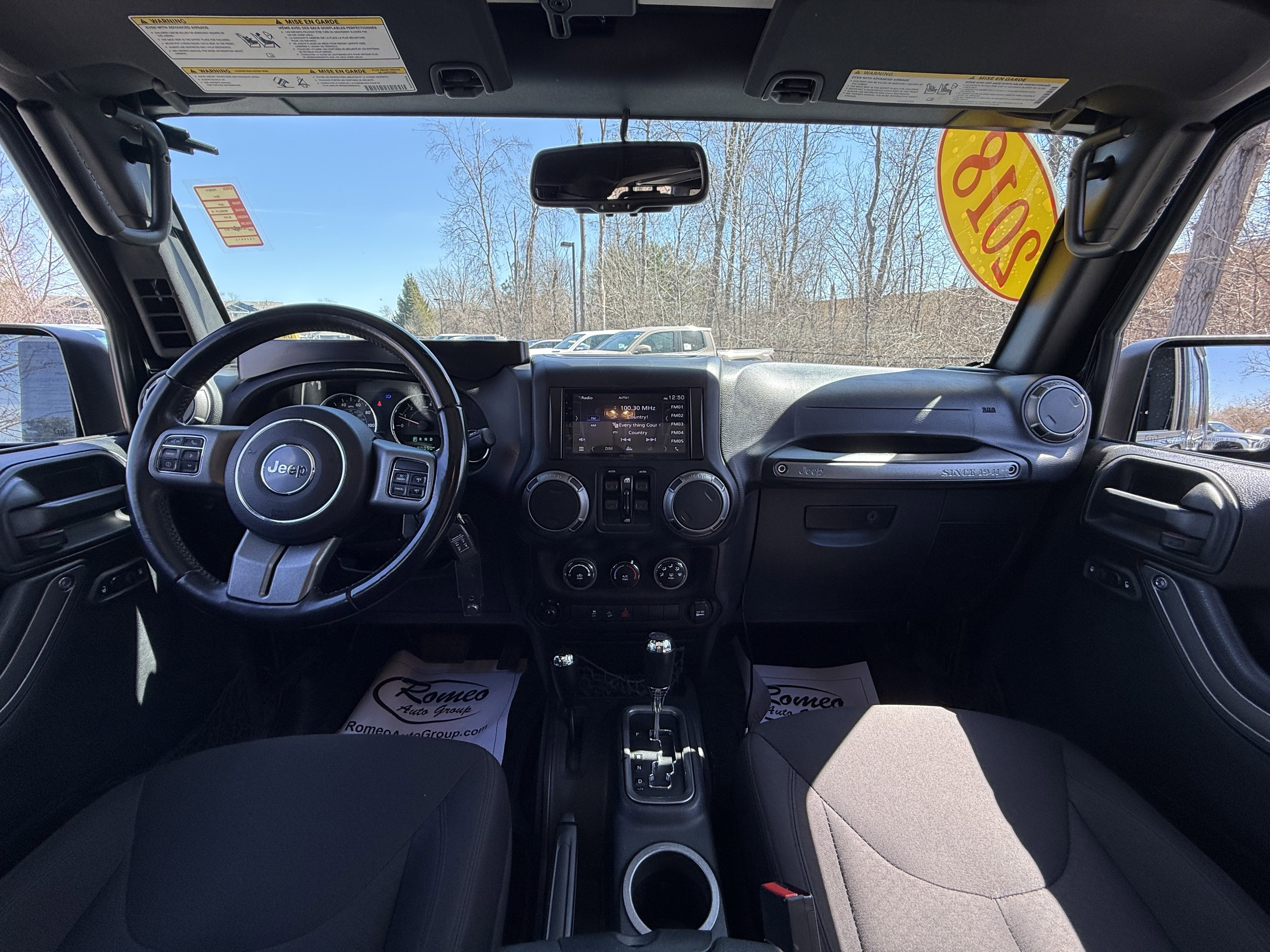2018 Jeep Wrangler JK Unlimited Sport