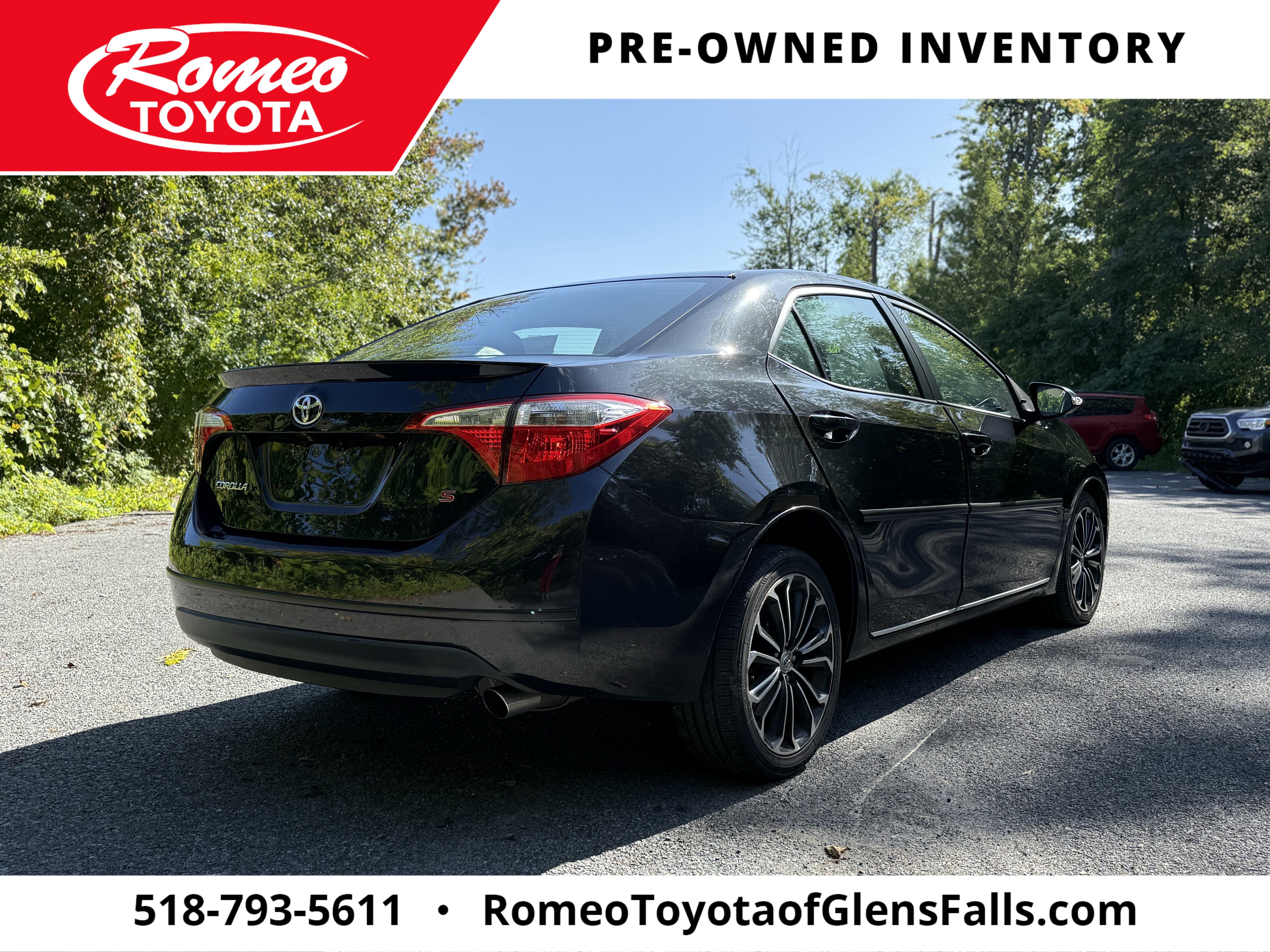 2016 Toyota Corolla S Plus
