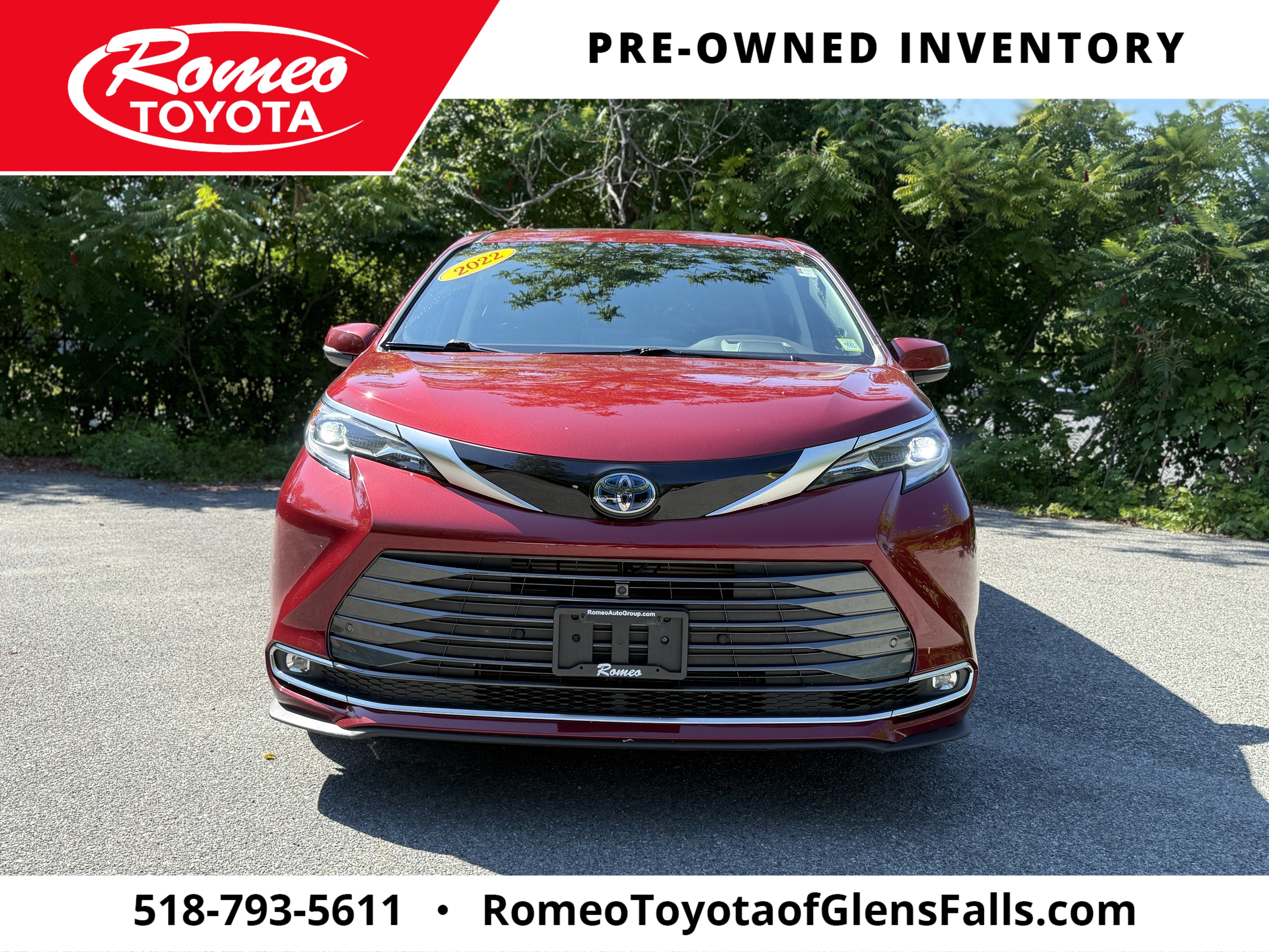 2022 Toyota Sienna Platinum 7 Passenger