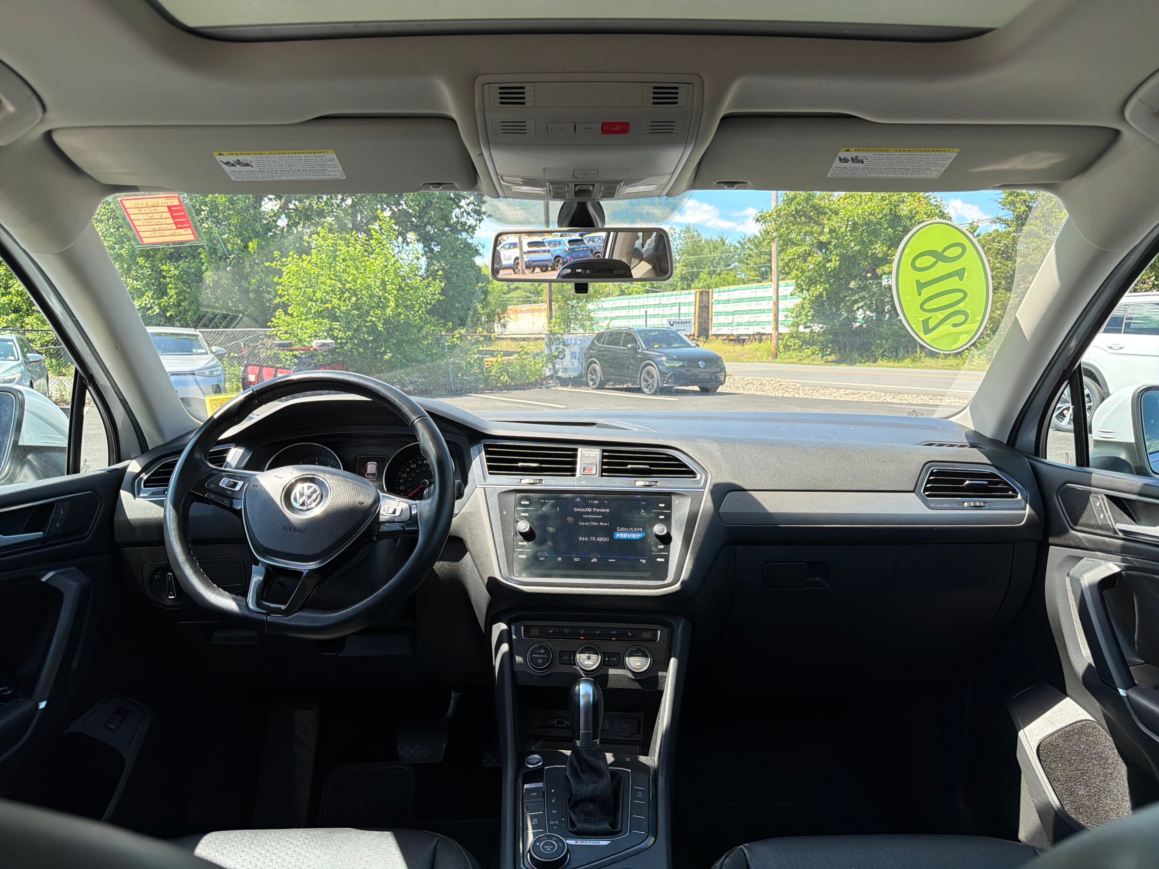 2018 Volkswagen Tiguan 2.0T SEL 4Motion