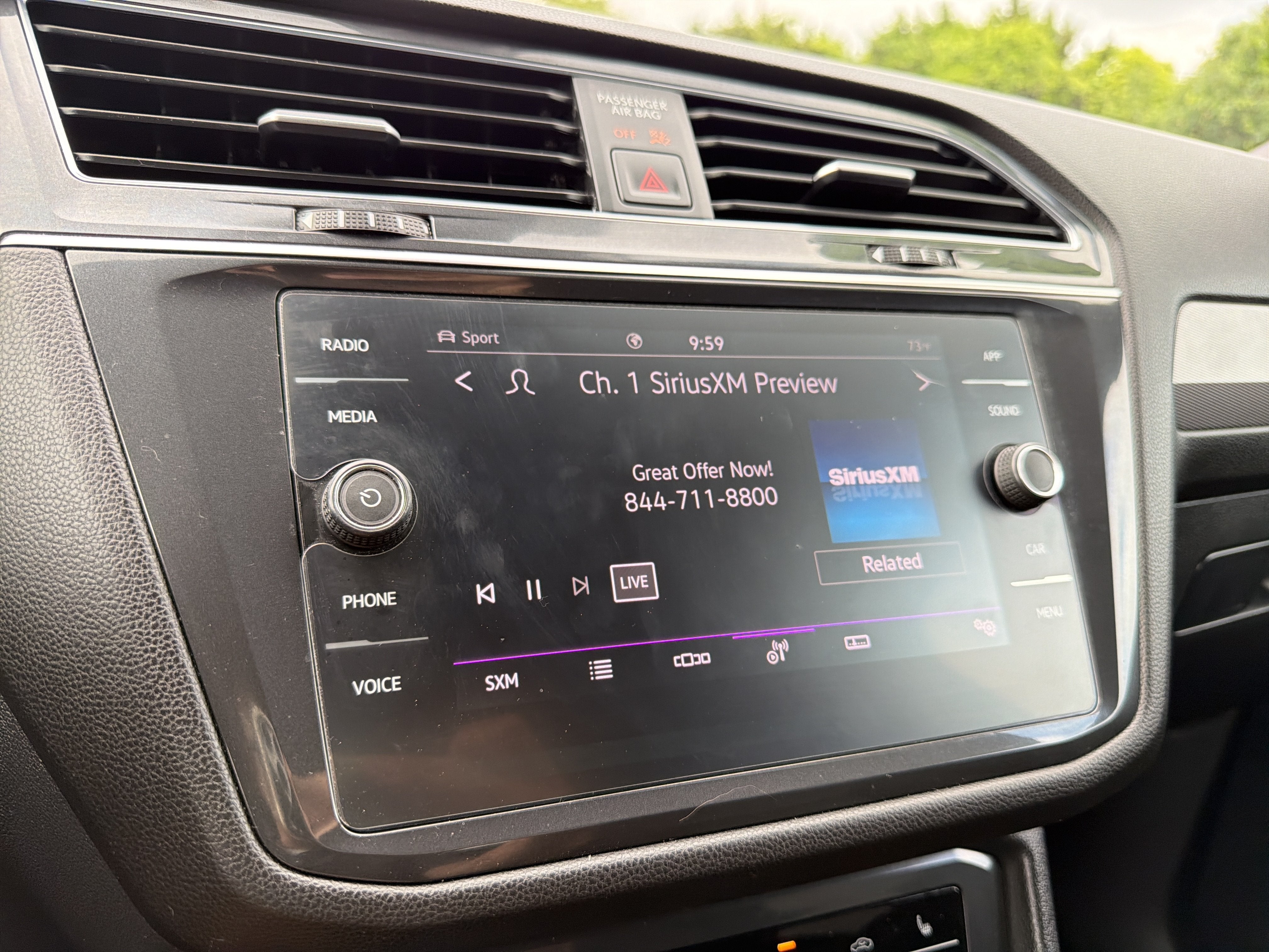 2022 Volkswagen Tiguan 2.0T SE R-Line Black