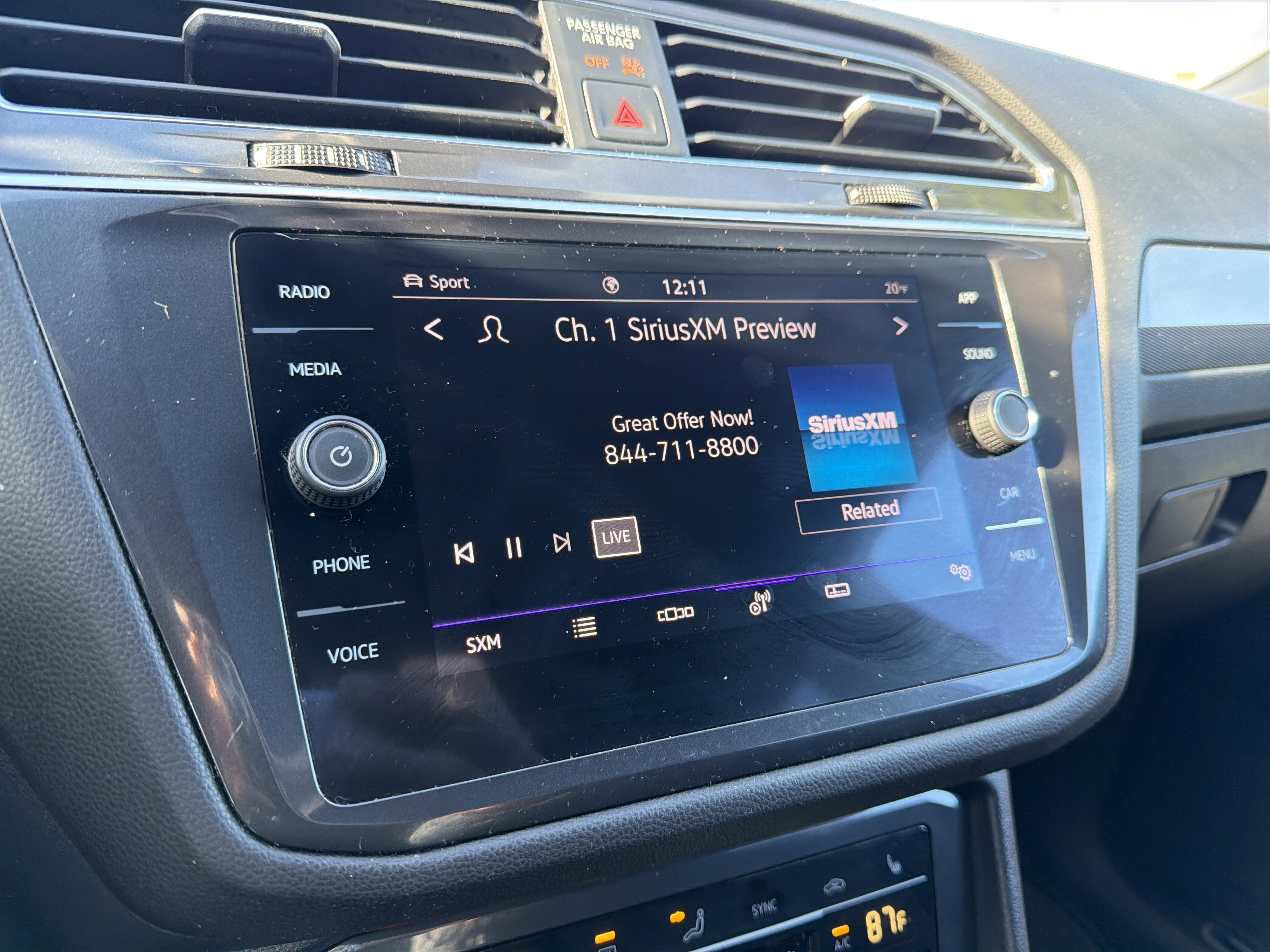 2022 Volkswagen Tiguan 2.0T SE R-Line Black