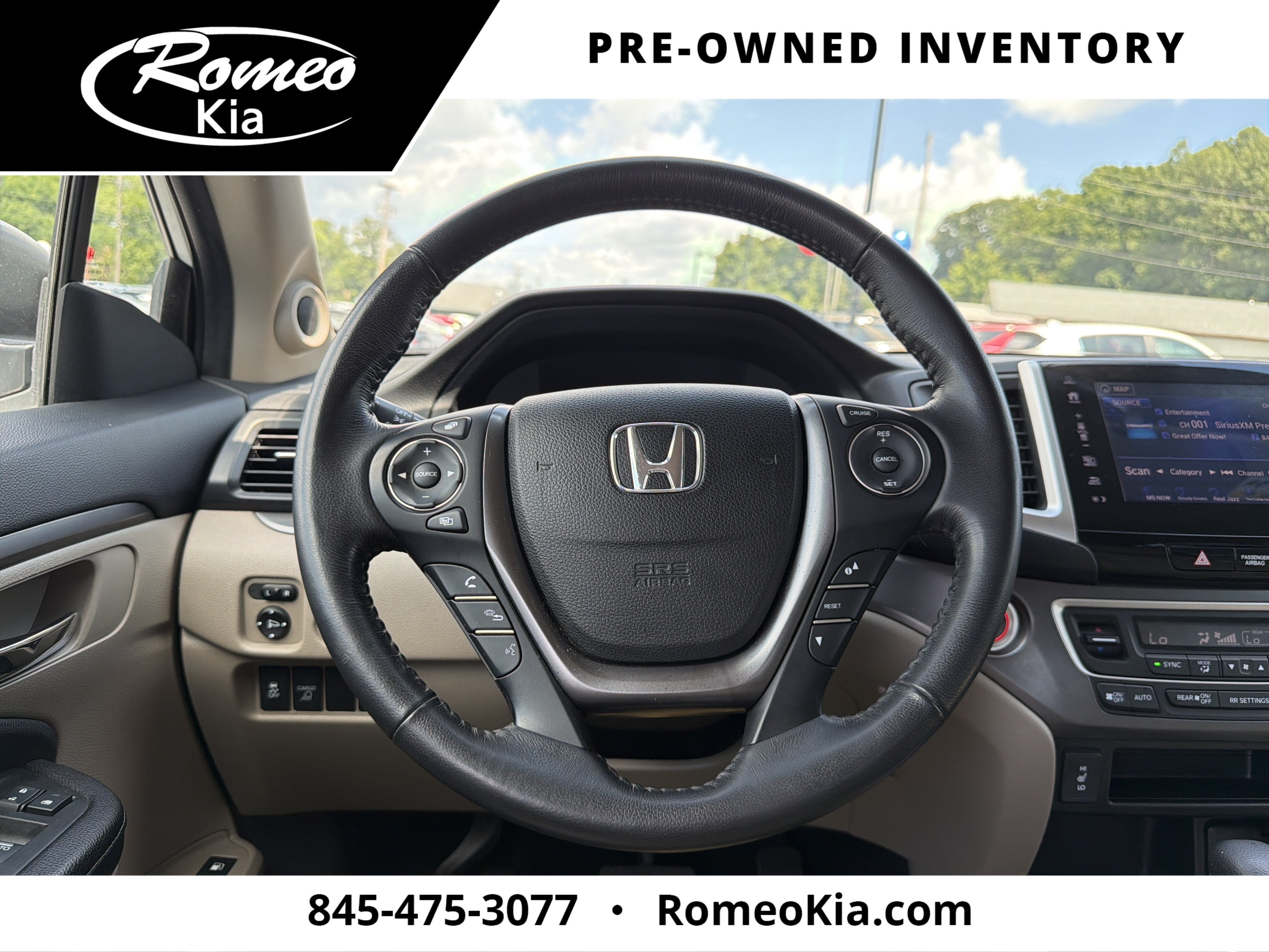 2017 Honda Ridgeline RTL-T