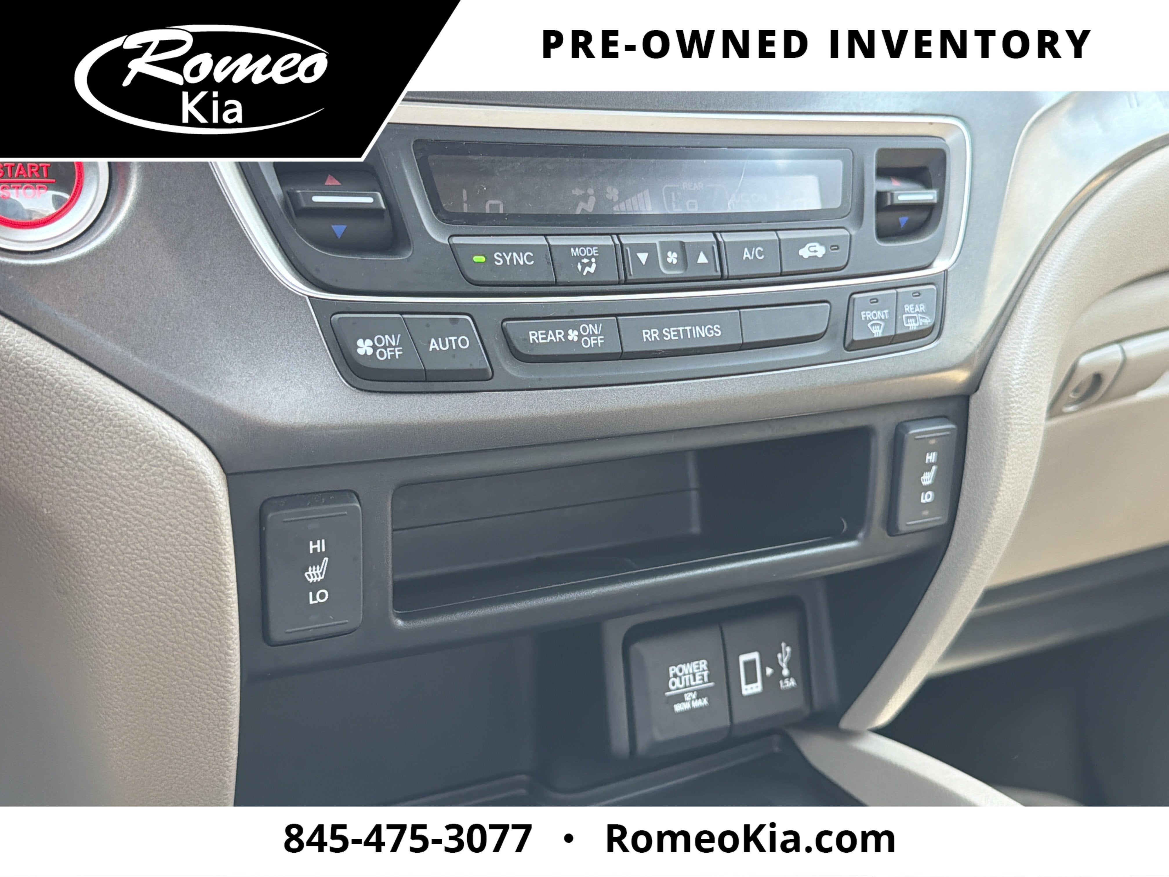 2017 Honda Ridgeline RTL-T