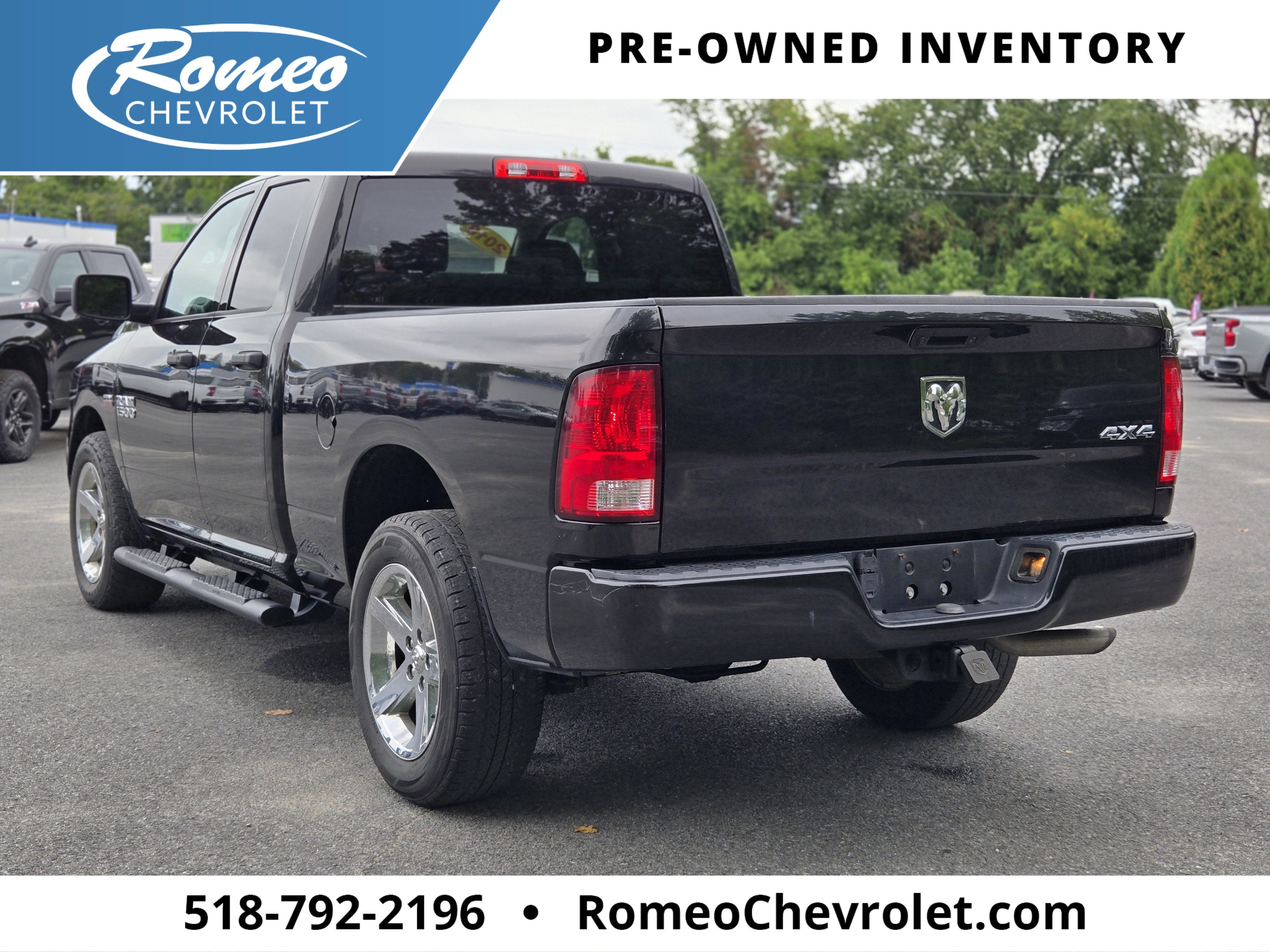 2018 RAM 1500 Express Quad Cab 4x4 6'4" Box