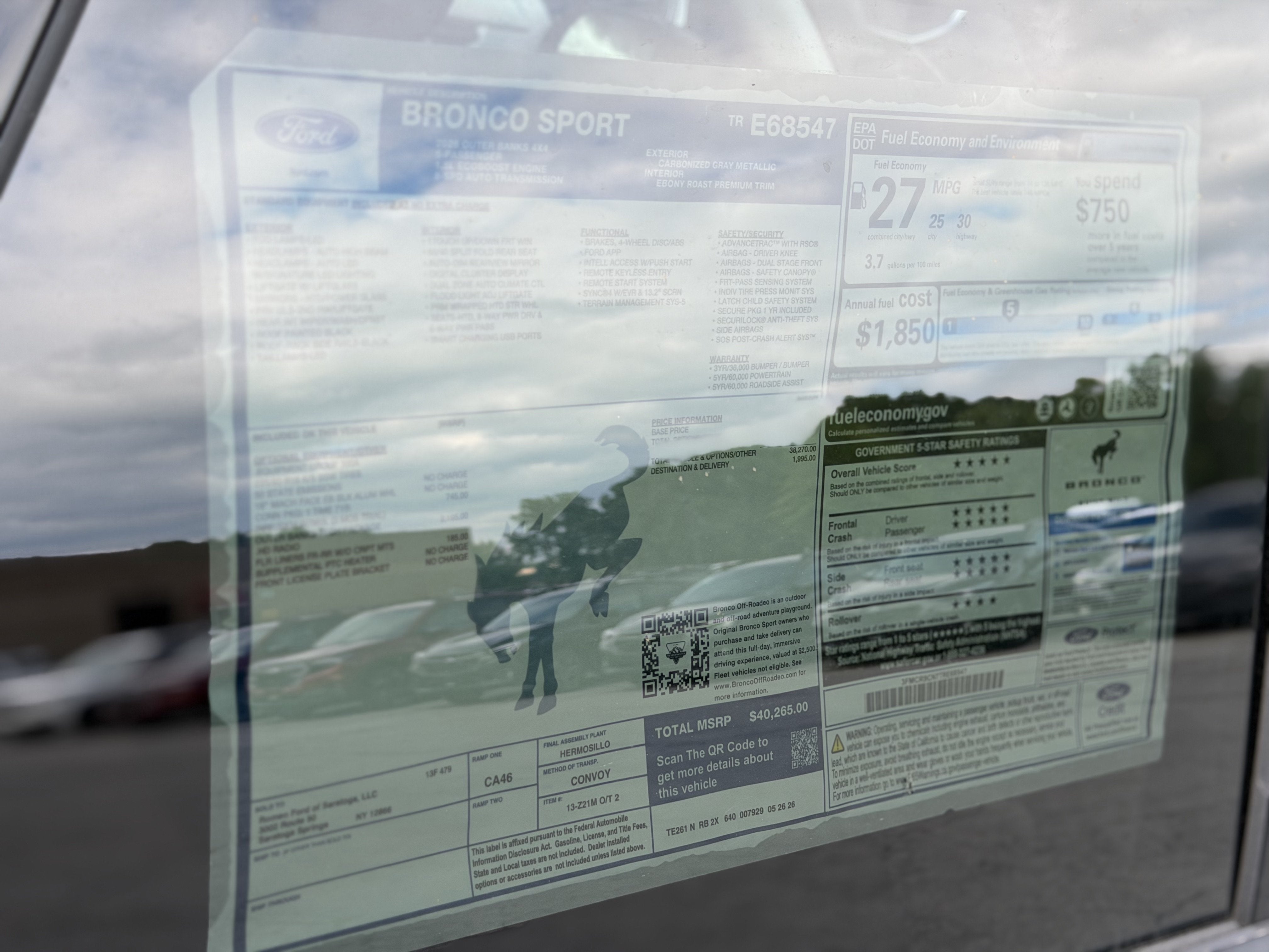 2026 Ford Bronco Sport Outer Banks