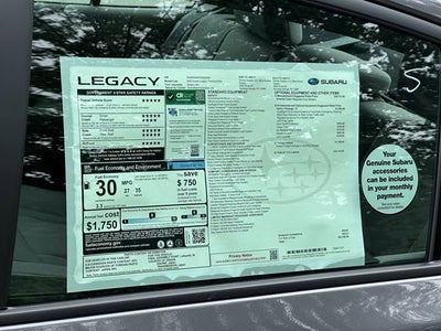 2025 Subaru LEGACY Premium