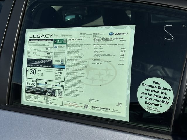 2025 Subaru LEGACY Limited