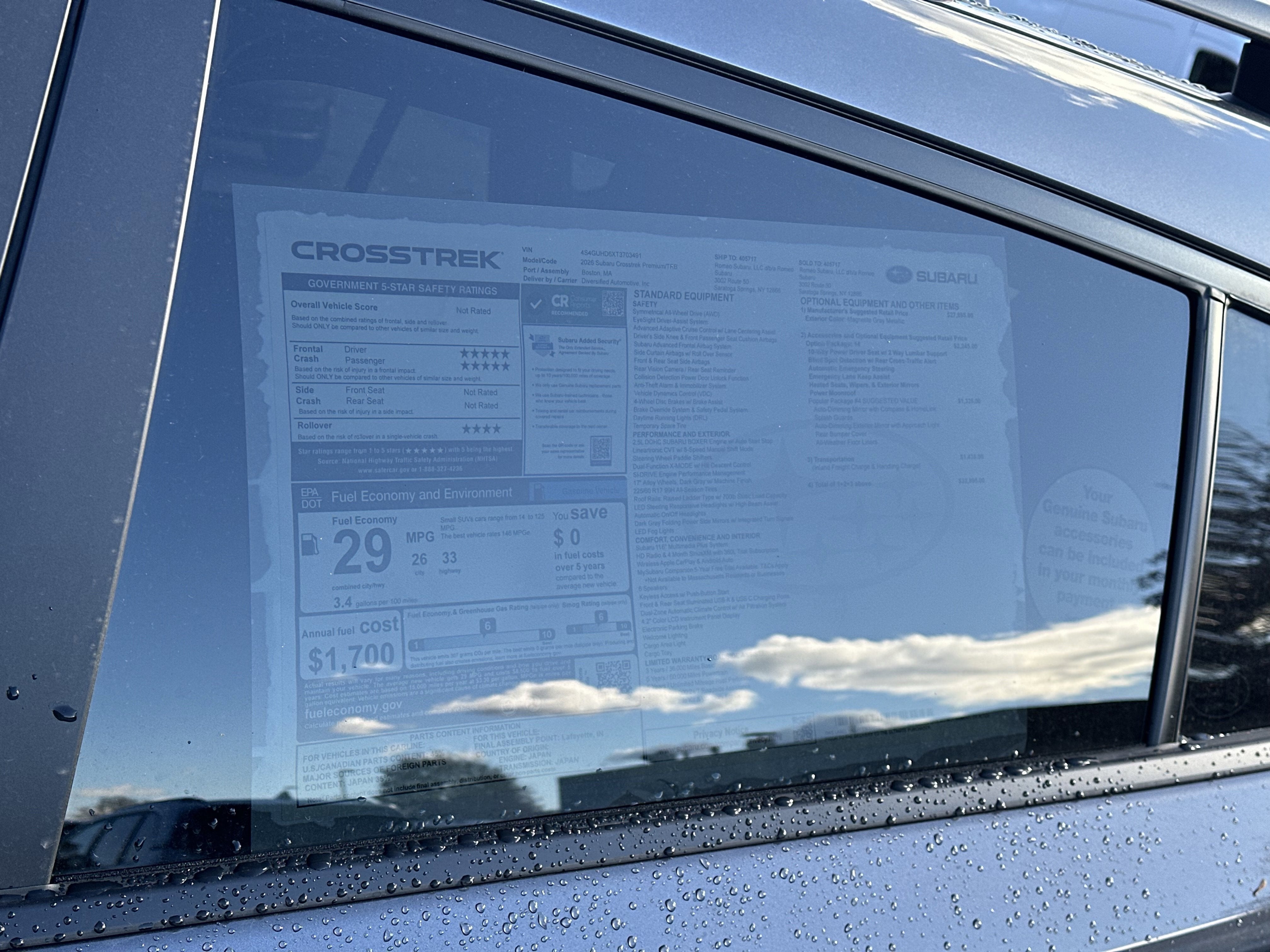 2026 Subaru CROSSTREK Premium