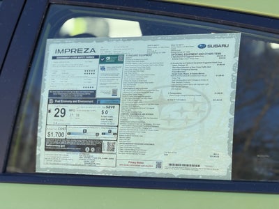 2026 Subaru IMPREZA Sport