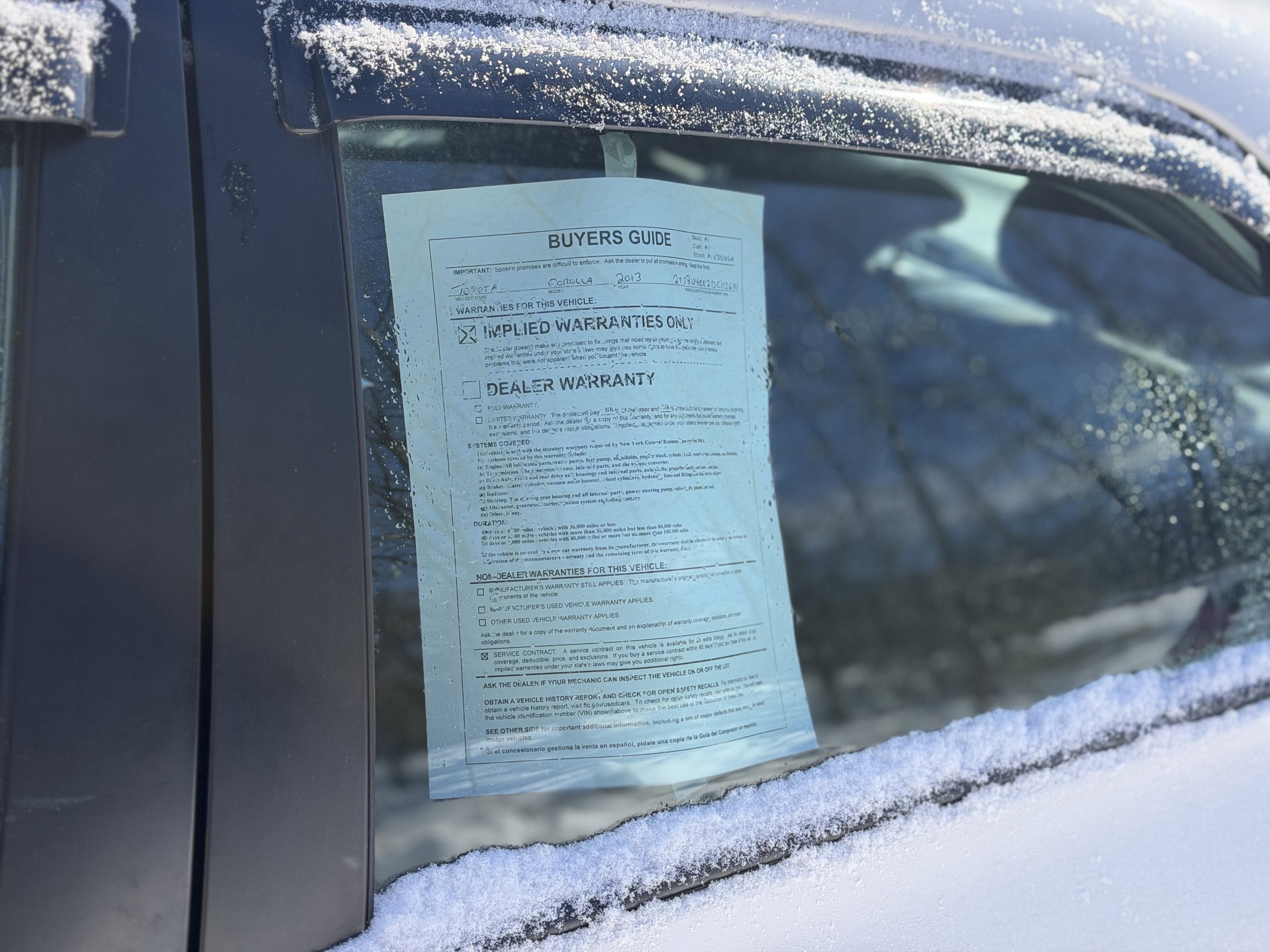 2013 Toyota Corolla S