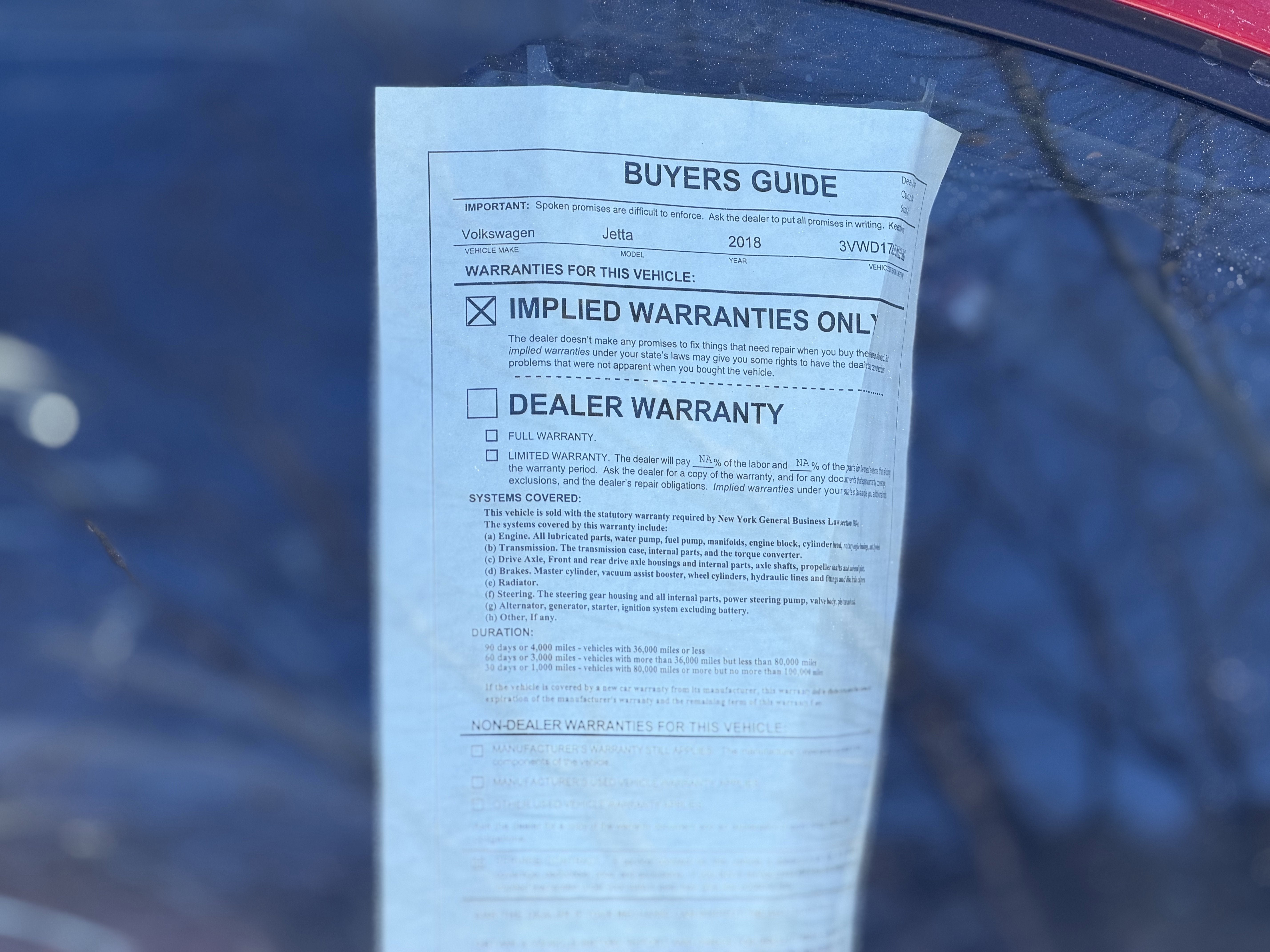 2018 Volkswagen Jetta 1.8T SE Sport