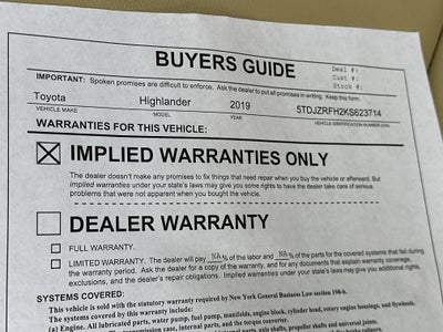 2019 Toyota Highlander XLE