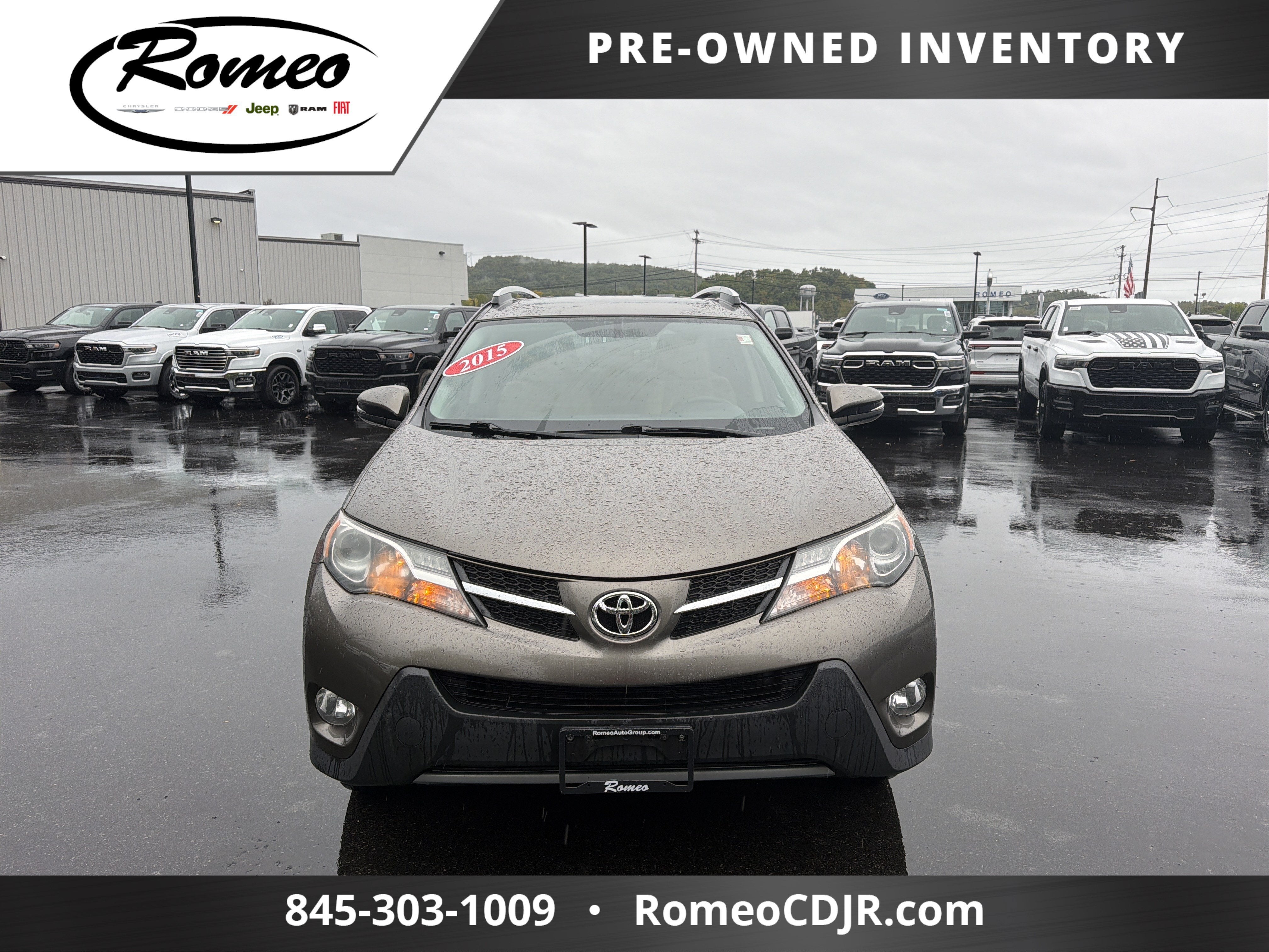 Used 2015 Toyota RAV4 XLE with VIN 2T3RFREV6FW352065 for sale in Glens Falls, NY