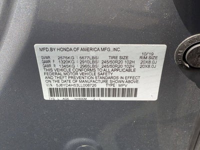 2020 Acura MDX Technology
