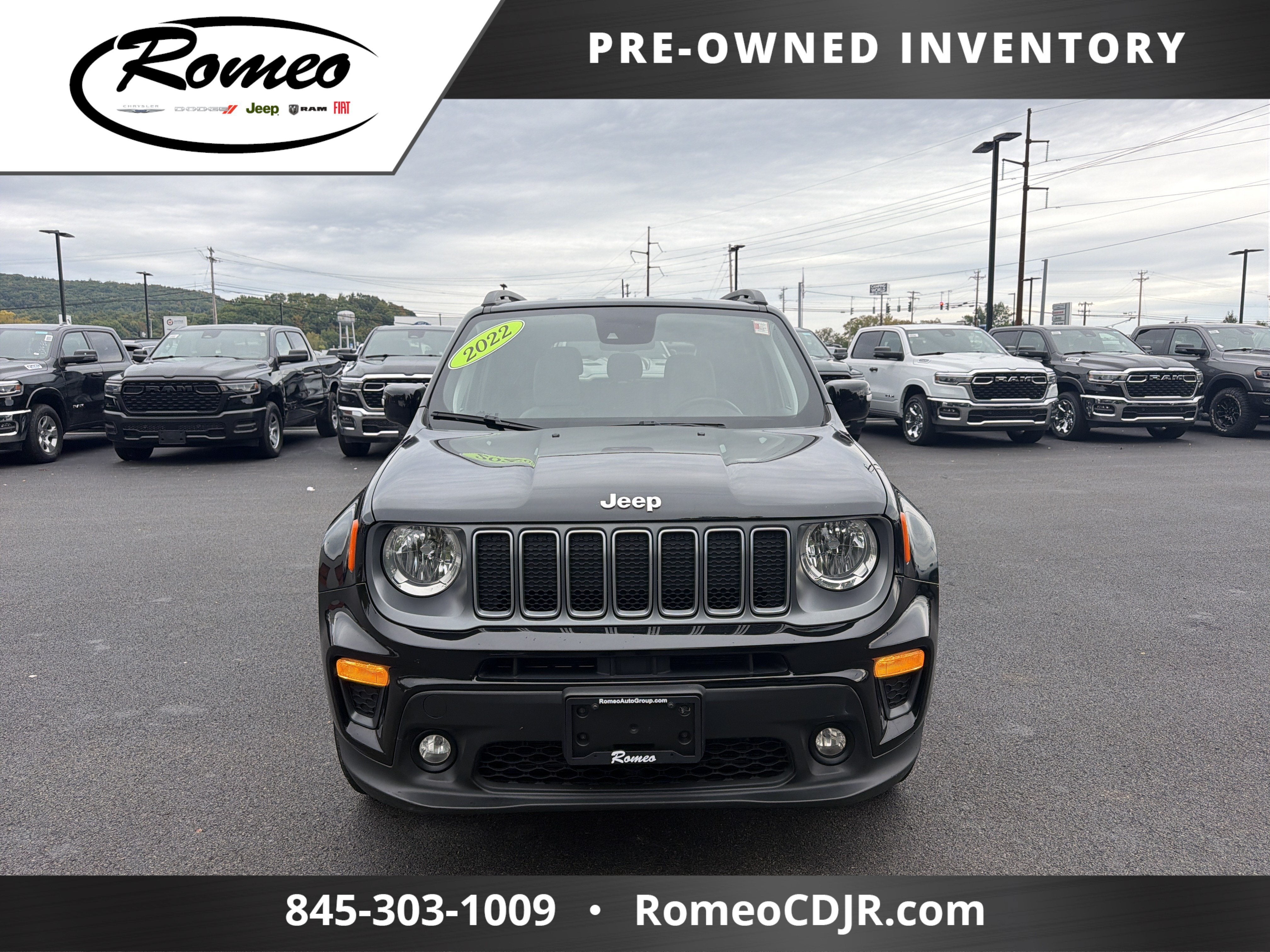 Used 2022 Jeep Renegade Limited with VIN ZACNJDD12NPN49405 for sale in Glens Falls, NY